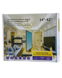 Кронштейн для телевизора 14-42" NS-P200 наклонно-поворотный черный