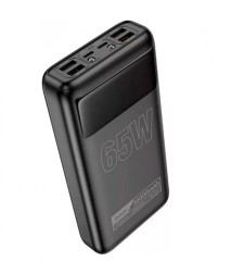 Powerbank Hoco DB81 30000mAh 4USB/2C 65W с дисплеем и фонариком черный
