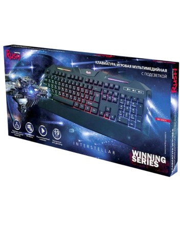  Клавиатура игровая Smartbuy RUSH Interstellar 309 USB черная (SBK-309G-K)/20