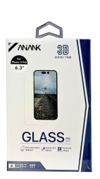 Защитное стекло i-Phone 17 Pro 6.3" Anank 3D Curved Clear Прозрачное