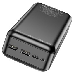 Powerbank Borofone J27B 30000mAh 2USB+Micro+Type-C черный