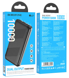 Powerbank Borofone BJ27 10000mAh 2USB черный