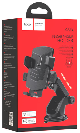  Держатель в автомобиль на торпеду Hoco CA83 черный