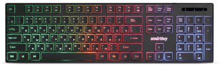  Клавиатура проводная с подсветкой Smartbuy ONE 240 USB черная (SBK-240U-K)/20