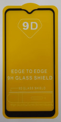 Защитное стекло для Samsung Galaxy A01/M01 9D черное