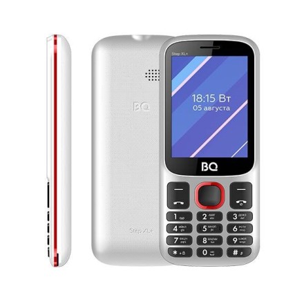  Мобильный телефон BQ 2820 Step XL+ бело-красный