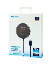 Беспроводное зарядное устройство Maxco Magnetic MW10 15W серое