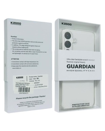  Накладка для Samsung Galaxy S24 Plus K-Doo Guardian силикон прозрачный