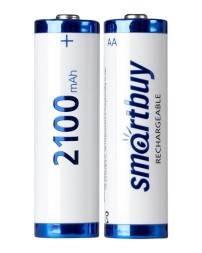 Аккумулятор NiMh Smartbuy AA/2BL 2100 mAh (24/240) (SBBR-2A02BL2100)