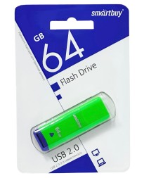 USB флеш накопитель Smartbuy 64GB Easy SB064GBEG зеленый