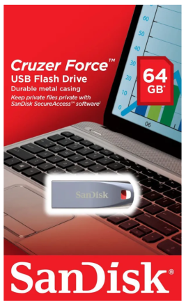  USB флеш накопитель SanDisk CZ71 Cruzer Force 64GB (SDCZ71-064G-B35)