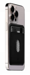 Магнитный чехол-бумажник для i-Phone Pitaka Magez Card Sleeve 3 CS1001 черный