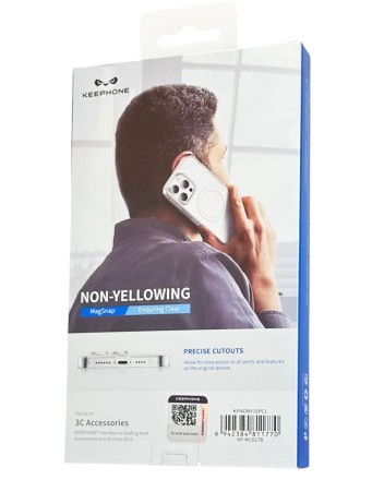  Накладка для i-Phone 16 Pro Keephone Non-Yellowing MagSnap прозрачный