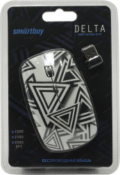 Мышь беспроводная Smartbuy 327AG USB/DPI 1000-1500-2000/4 кнопки/2AAA (SBM-327AG-D-FC)