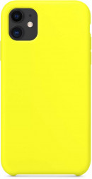 Чехол-накладка  i-Phone 11 Silicone icase  №37 лайм
