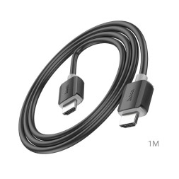 Кабель HDMI - HDMI HDTV2.0 Hoco US08 4K/60Hz 1м черный