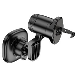 Держатель в автомобиль в воздуховод Hoco H74 магнитный серый