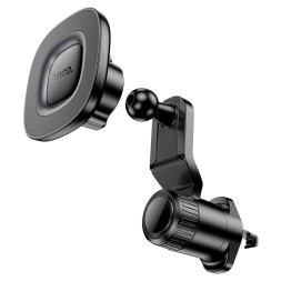 Держатель в автомобиль в воздуховод Hoco H74 магнитный серый