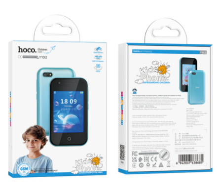  Детский смартфон Hoco Y102 2.8'/800mAh/0.3MP синий