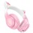 Стереонаушники Bluetooth Полноразмерные Hoco W42 Cat Ear BT5.3/10ч розовые