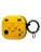  Силиконовый чехол для AirPods 4 с карабином (gameboy) жёлтый