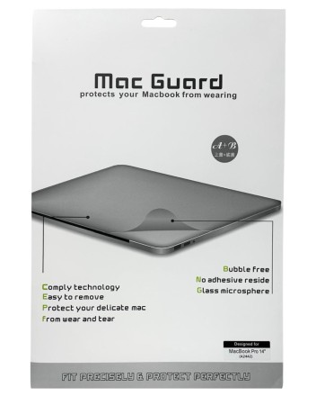  Защитная пленка на корпус для MacBook Pro 14&quot; (A2442) серебристая