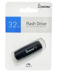USB флеш накопитель Smartbuy 32GB Scout (SB032GB2SCK) черный