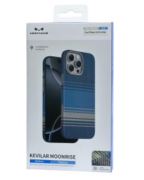 Накладка для i-Phone 16 Pro Max Keephone Kevilar Moonrise MagSnap синий