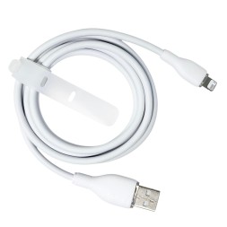 Usb Кабель-зарядка Lightning Baseus Pudding Series 2.4A 1.2м P10355700221-00 белый