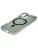  Накладка для i-Phone 17 Keephone X-Crystal MagSnap серый