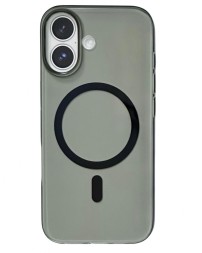 Накладка для i-Phone 17 Keephone X-Crystal MagSnap серый