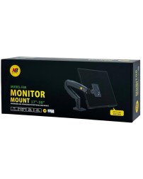 Кронштейн для монитора 17-30&quot; NB Model-F80 настольное крепление с газовой пружиной до 9кг черный