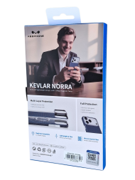 Накладка для i-Phone 17 Pro Max Keephone Kevlar Norra MagSnap синий