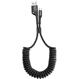 Usb Кабель-зарядка TYPE-C Baseus Elastic 1м CATSR-01 2A черный