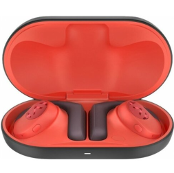 Наушники беспроводные Bluetooth Haylou OW01 Purfree красно-черные