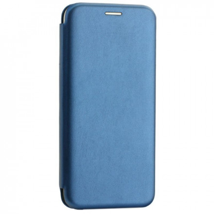 Чехол-книжка Xiaomi redmi 9C Fashion Case кожаная боковая синяя
