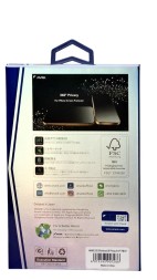 Защитное стекло i-Phone 17 Pro Max 6.9" Anank 5X Reinforced 2.5D 360° Антишпион черное