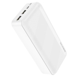 Powerbank Borofone J27B 30000mAh 2USB+Micro+Type-C белый