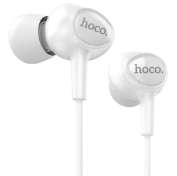 Стереонаушники Hoco M3 Universal с микрофоном белые