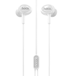 Стереонаушники Hoco M3 Universal с микрофоном белые