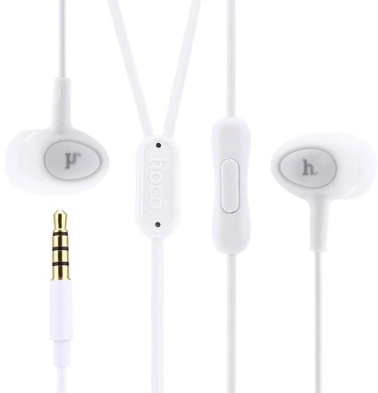  Стереонаушники Hoco M3 Universal с микрофоном белые