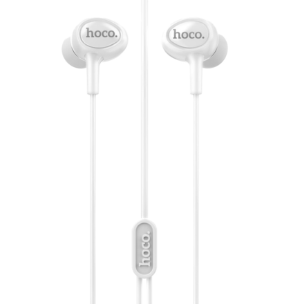  Стереонаушники Hoco M3 Universal с микрофоном белые