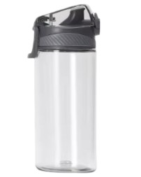 Бутылка для холодных напитков Xiaomi Quan Ge Hello Life Tritan Sports Cup 480ml серая