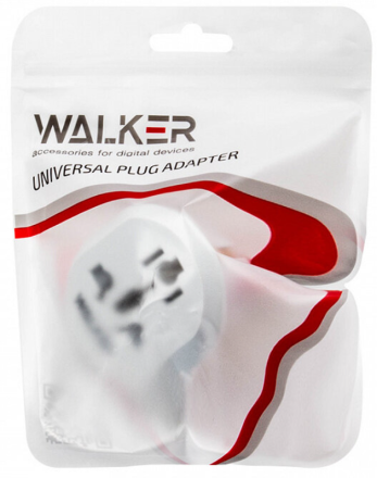  Универсальное СЗУ Walker WH-01 Europe/UK/USA/AUST белый