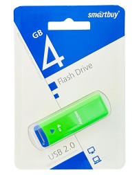 USB флеш накопитель Smartbuy 4GB Easy SB004GBEG зелёный