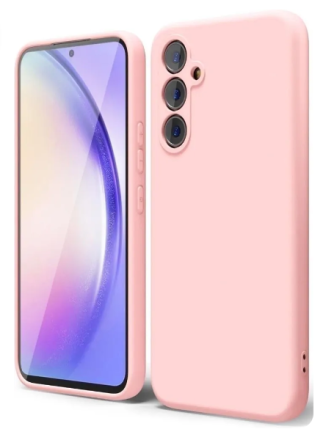  Накладка для Samsung Galaxy A54 5G Silicone cover пудро