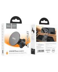 Держатель в автомобиль в воздуховод Hoco H12 магнитный черный