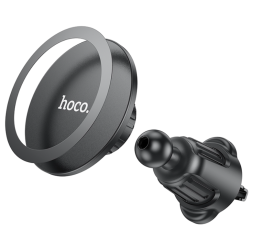 Держатель в автомобиль в воздуховод Hoco H12 магнитный черный