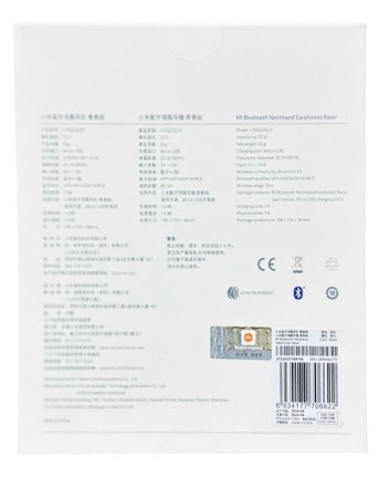  Наушники беспроводные Xiaomi Collar Sport Earphone LYXQEJ02JY черные