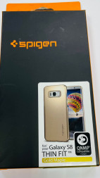 Клип-кейс Spigen Galaxy S8 Thin Fit, золотой (565CS21622)